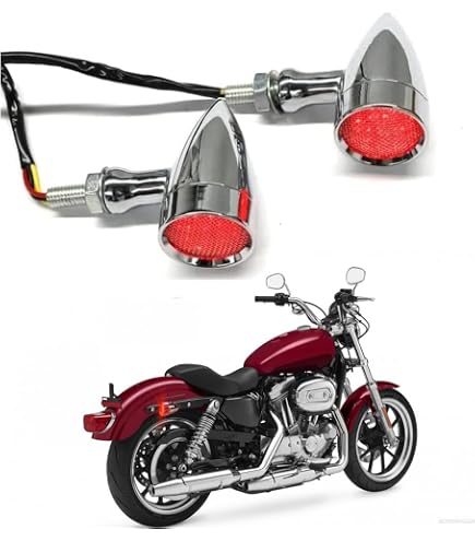 Amazon.com: V-Twin 31-0075 - Chrome Turn Signal Block Off Plates